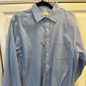 Michael Kors Non-Iron Light Blue Dress Shirt - Lightly Worn - Size 16 34/35